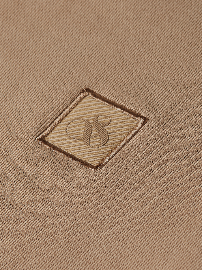 Logo Badge Regular-Fit Zip-Up Hoodie