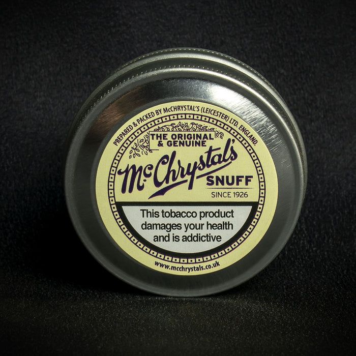 McChrystal's Original & Genuine Medicated Snuff 8.75g Large Tins - Box of 12