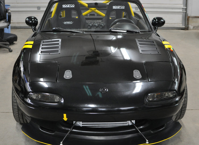 Miata Custom Hood Vents Style 1