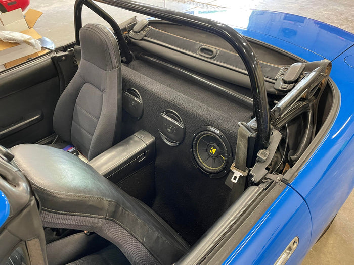 Miata Speaker Panel Covering - NA OEM Loop Carpet Black (90 to 95 NA loop style)