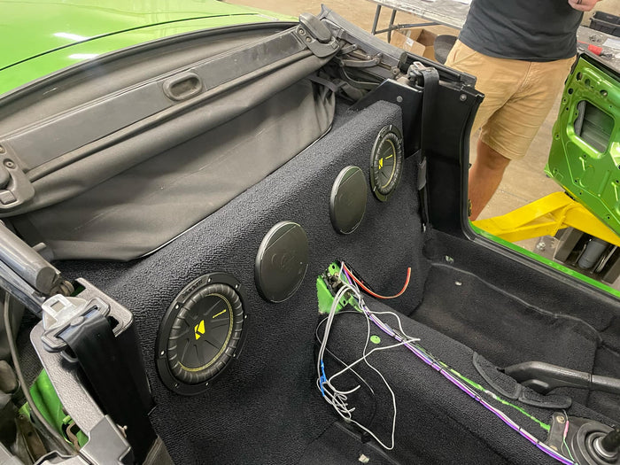 Miata Speaker Panel Covering - NA OEM Loop Carpet Black (90 to 95 NA loop style)