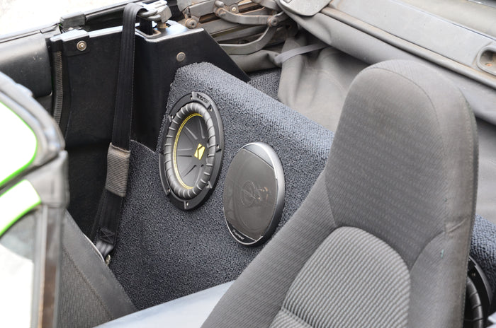 Miata Speaker Panel Covering - NA OEM Loop Carpet Black (90 to 95 NA loop style)