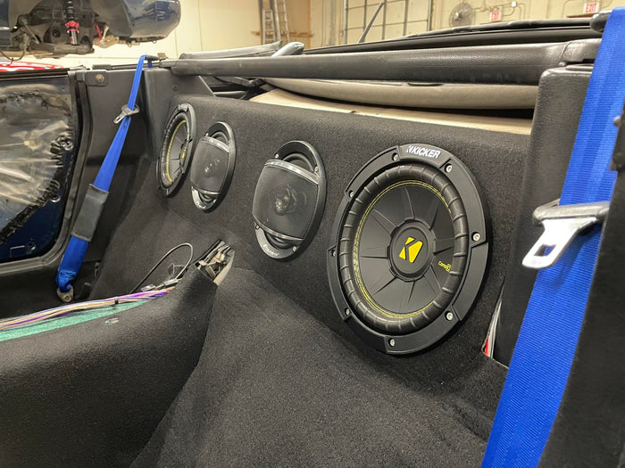 Miata Speaker Panel Covering - NB OEM Carpet Black (96 to 97 NA and 99 to 05 NB cut-pile (felt) style)