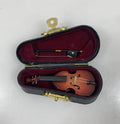 Miniature Wooden Cello With Case