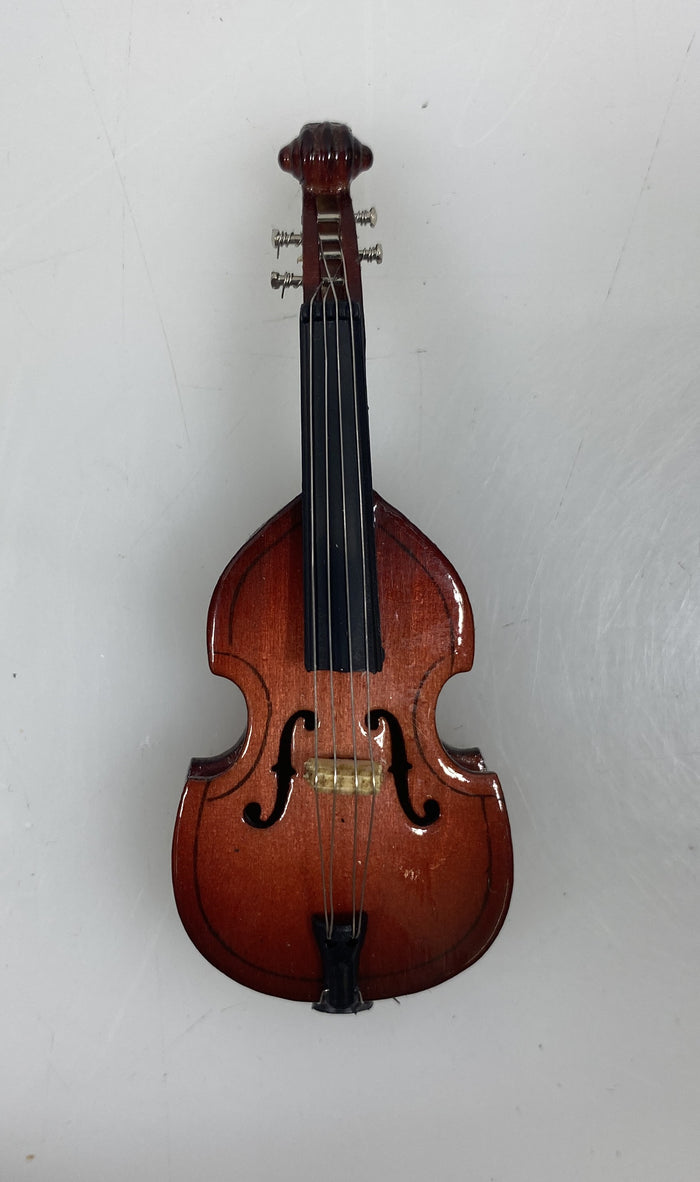 Miniature Wooden Cello With Case