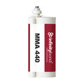 Infinity Bond MMA 440 490ml Cartridge – 10:1 structural adhesive, 40–60 min open time, bonds metals, fiberglass, and plastics