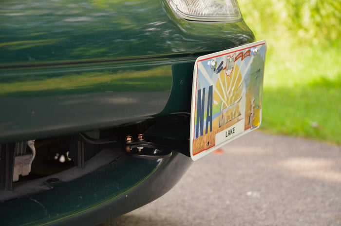 NA/NB Miata Front Tow Hook and License Plate Mount
