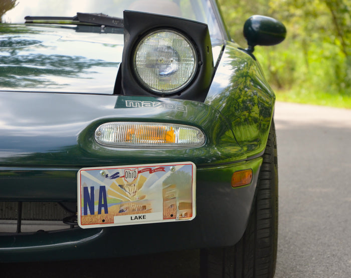 NA/NB Miata Front Tow Hook and License Plate Mount