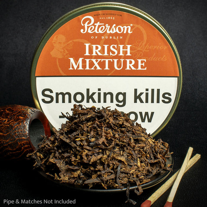 Peterson Irish Mixture (Irish Whiskey) Pipe Tobacco - 50g Tin