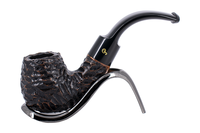 Peterson of Dublin Aran Rusticated Briar Smoking Pipe - Shape No.221