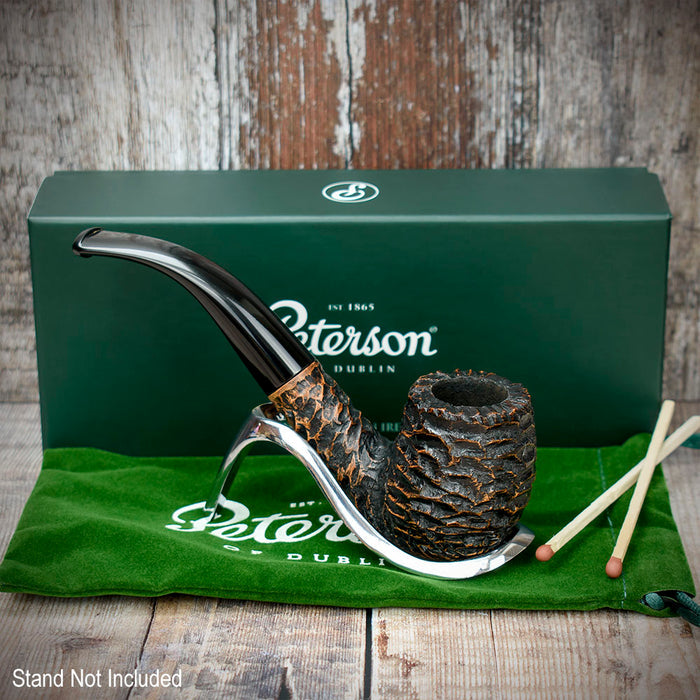 Aran Rusticated Briar Smoking Pipe By Peterson of Dublin - Shape No.69