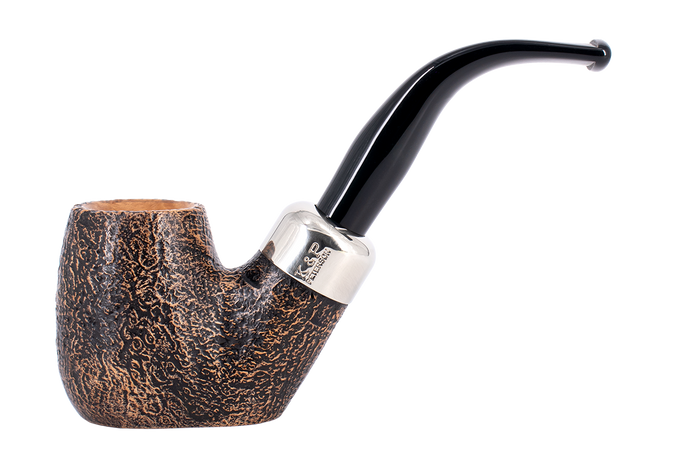 Peterson of Dublin Arklow Sandblasted Briar Smoking Pipe - Shape 304 - 9mm