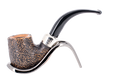 Peterson of Dublin Arklow Sandblasted Briar Smoking Pipe - Shape 338 - 9mm