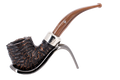 Peterson of Dublin Derry Rusticated Briar Smoking Pipe - Shape 01 - 9mm