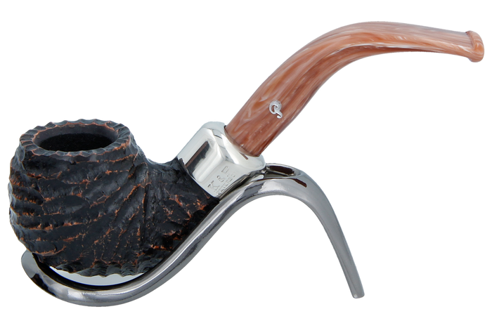 Derry Rusticated Briar Pipe By Peterson of Dublin - Shape 03 (9mm)