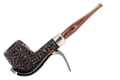 Peterson of Dublin Derry Rusticated Briar Smoking Pipe - Shape 106 - 9mm