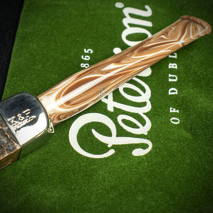 Peterson of Dublin Derry Rusticated Briar Smoking Pipe - Shape 150 - 9mm