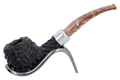 Derry Rusticated Briar Pipe By Peterson of Dublin - Shape 408 (9mm)