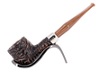 Peterson of Dublin Derry Rusticated Briar Smoking Pipe - Shape 606 - 9mm