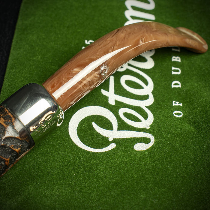 Peterson of Dublin Derry Rusticated Briar Smoking Pipe - Shape 69 - 9mm