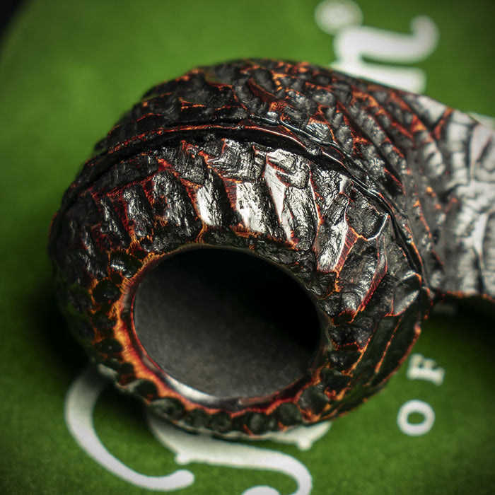 Peterson of Dublin Donegal Rocky Briar Smoking Pipe - Shape No.80s