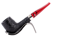 Peterson of Dublin Dracula Sandblasted Briar Smoking Pipe - Shape No.106