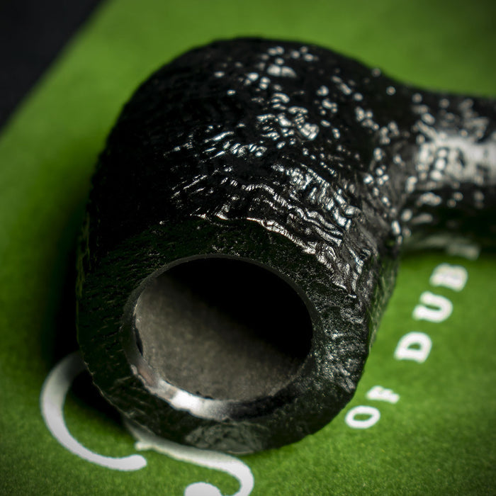 Peterson of Dublin Dracula Sandblasted Briar Smoking Pipe - Shape No.106