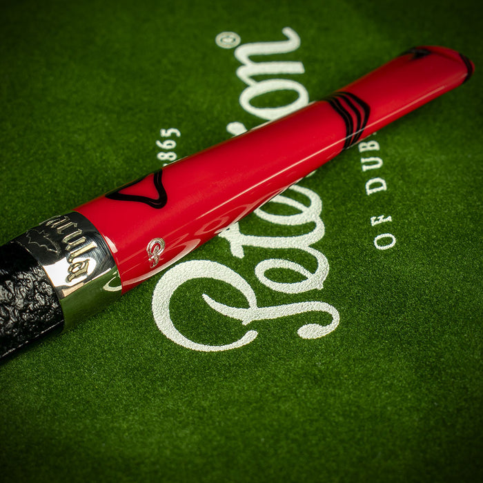 Peterson of Dublin Dracula Sandblasted Briar Smoking Pipe - Shape No.87
