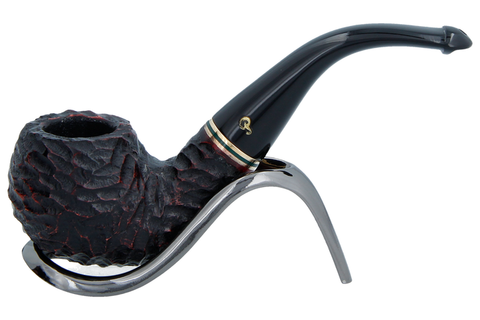 Emerald Rusticated Briar Pipe By Peterson of Dublin - Shape 03 (9mm)