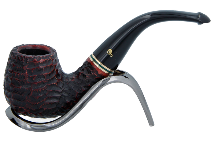 Emerald Rusticated Briar Pipe By Peterson of Dublin - Shape 221 (9mm)