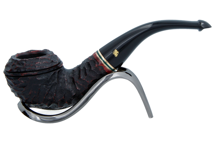Emerald Rusticated Briar Pipe By Peterson of Dublin - Shape 999 (9mm)