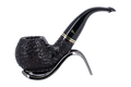 Peterson of Dublin Emerald Rusticated Briar Smoking Pipe - Shape XL02 - 9mm