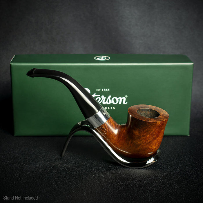 Peterson of Dublin Kildare Silver Mounted Briar Smoking Pipe - Shape No.05