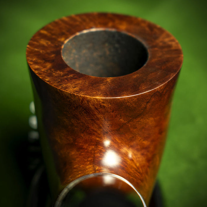 Peterson of Dublin Kildare Silver Mounted Briar Smoking Pipe - Shape No.05
