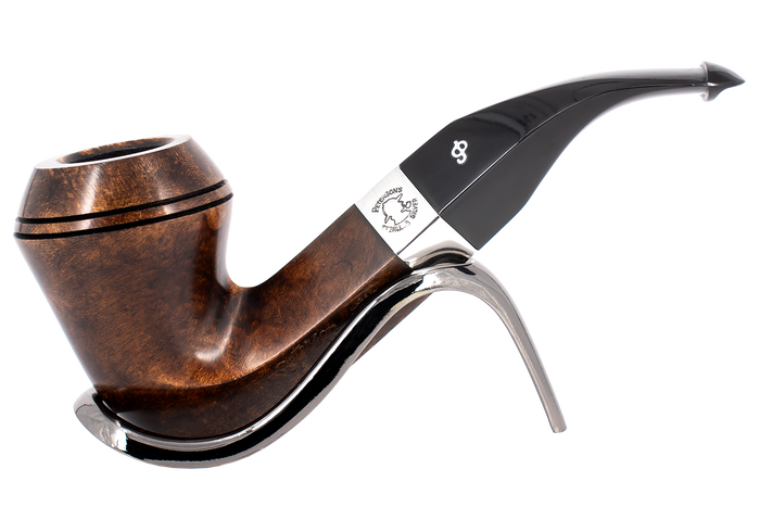 Peterson of Dublin Sherlock Holmes Briar Smoking Pipe - Dark Series Hansom Smooth