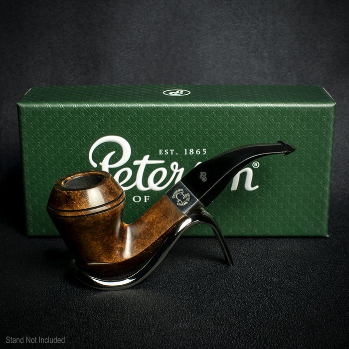Peterson of Dublin Sherlock Holmes Briar Smoking Pipe - Dark Series Hansom Smooth
