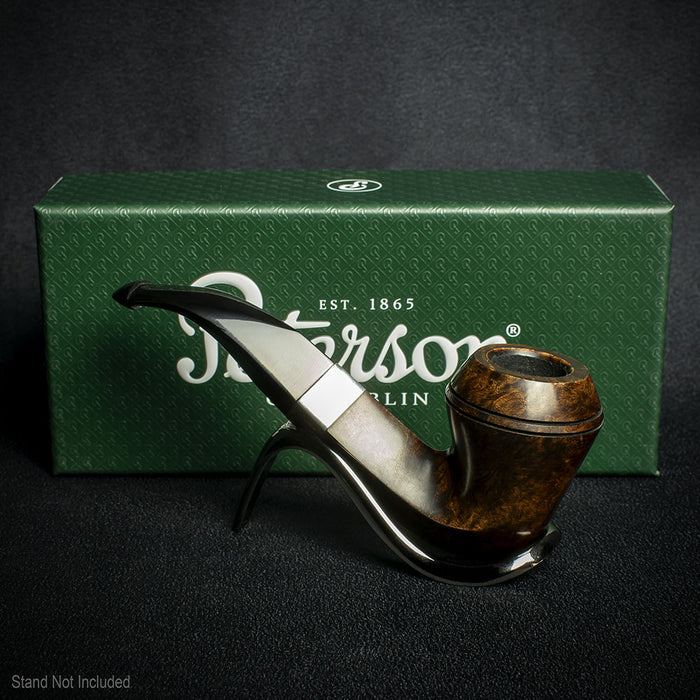 Peterson of Dublin Sherlock Holmes Briar Smoking Pipe - Dark Series Hansom Smooth