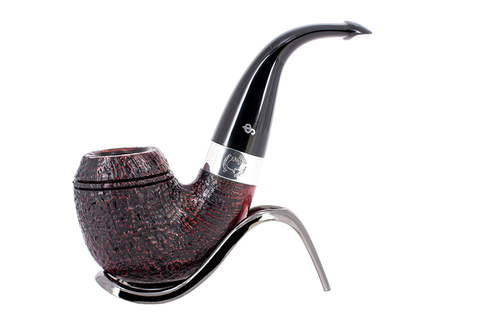Peterson of Dublin Sherlock Holmes Briar Smoking Pipe - Red Sandblast Baskerville