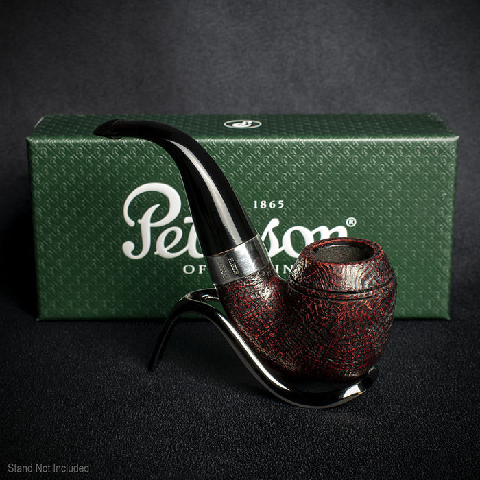 Peterson of Dublin Sherlock Holmes Briar Smoking Pipe - Red Sandblast Baskerville