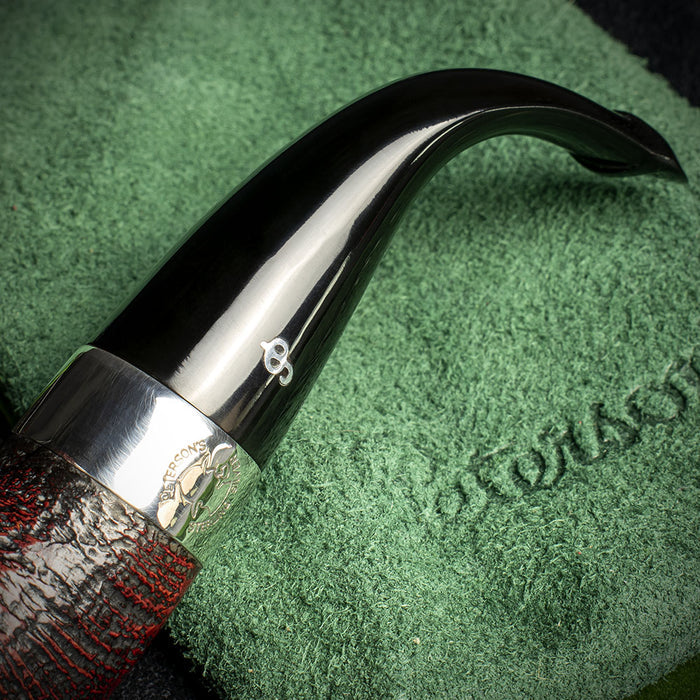Peterson of Dublin Sherlock Holmes Briar Smoking Pipe - Red Sandblast Baskerville