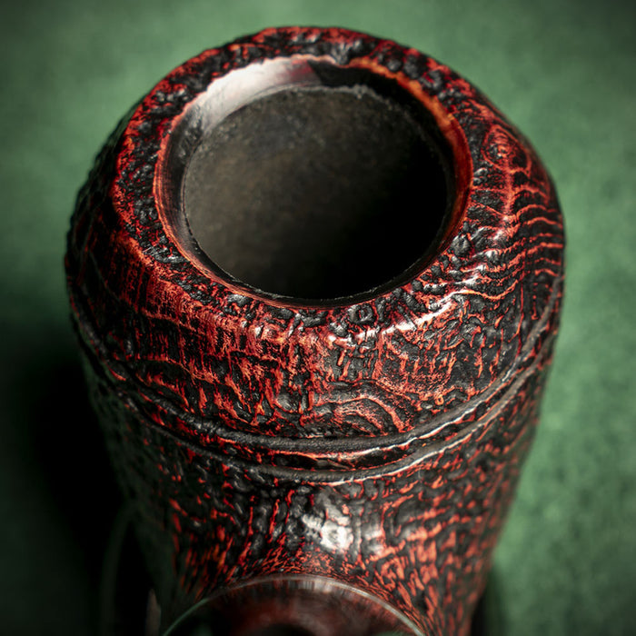 Peterson of Dublin Sherlock Holmes Briar Smoking Pipe - Red Sandblast Baskerville