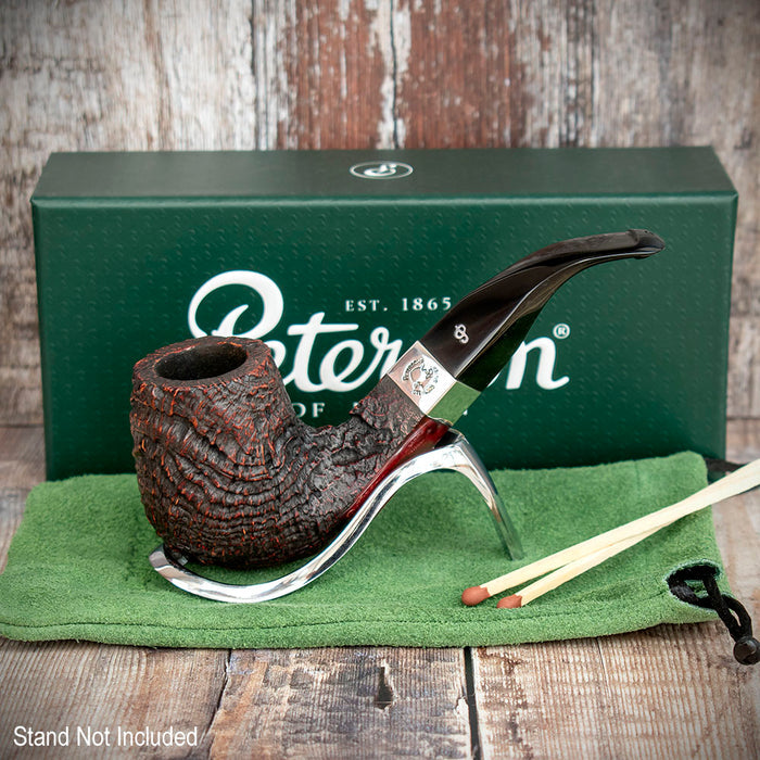 Sherlock Holmes Milverton (Red Sandblast) by Peterson of Dublin Briar Pipe