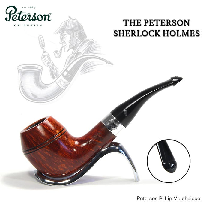 Briar Pipe | Peterson Sherlock Holmes | Terracotta Deerstalker