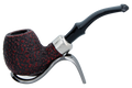 Peterson of Dublin System Rustic Briar Smoking Pipe - Shape No.B42