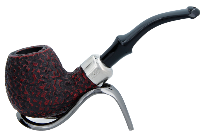 Peterson of Dublin System Rustic Briar Smoking Pipe - Shape No.B42