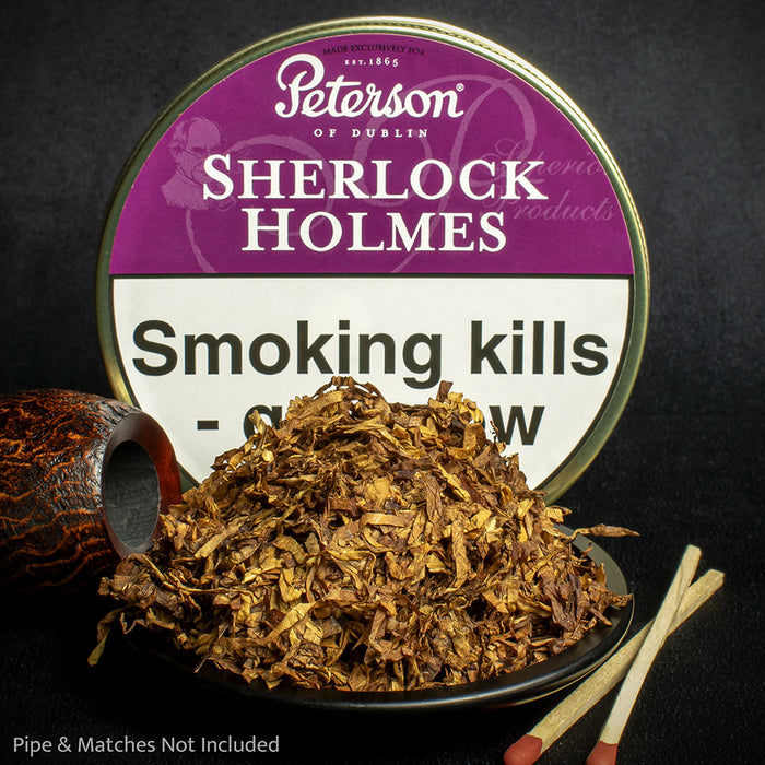 Peterson Sherlock Holmes Pipe Tobacco - 50g Tin