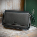 Peterson 2 x Pipe Zipped Compendium Bag - POU-133 Black