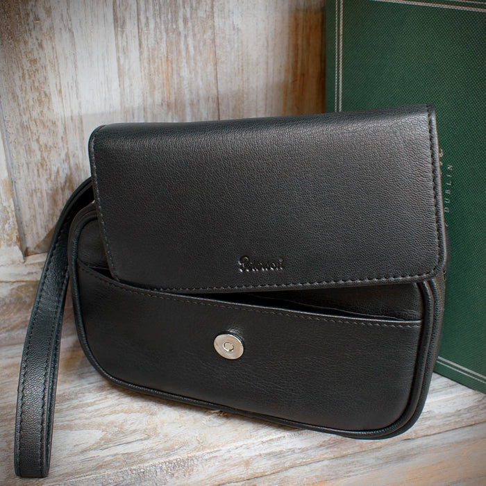 Peterson 2 x Pipe Zipped Compendium Bag - POU-133 Black