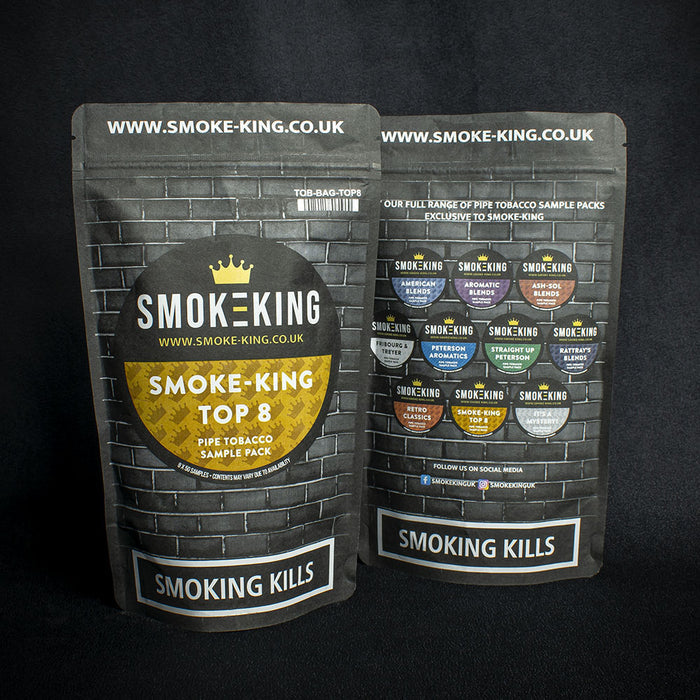 Pipe Tobacco Sample Pack - Smoke-King Top 8