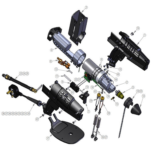 TEC 7300 glue gun full schematic